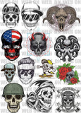 New! Designs Skull collection 05