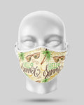 New! Designs Face Shields Tropical 45