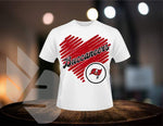 New! Designs Football Heart 02 All 32 Teams