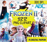 New! Designs: Scrapbook Frozen 01 and 02