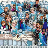New! Designs: Scrapbook Frozen 01 and 02