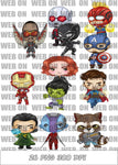 New! Designs:Super Hero Cartoons Cute 06