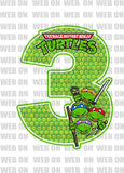 New! Designs ScrapBook Ninja Turtles 01