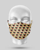 New! Designs Face Shields Cartoons Vintage 60