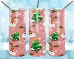New ! Designs 20 oz Skinny tumblers Merry Christmas 05