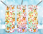 New ! Designs 20 oz Skinny tumblers Merry Christmas 05