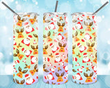 New ! Designs 20 oz Skinny tumblers Merry Christmas 05