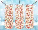 New ! Designs 20 oz Skinny tumblers Merry Christmas 05