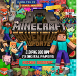 New! Designs Scrapbook MINECRAFT 01