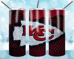 New! Designs 20 oz Skinny Tumblers Football Usa 17