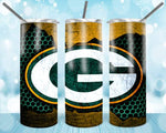 New! Designs 20 oz Skinny Tumblers Football Usa 17