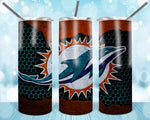 New! Designs 20 oz Skinny Tumblers Football Usa 17