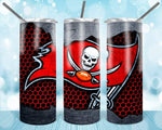 New! Designs 20 oz Skinny Tumblers Football Usa 17