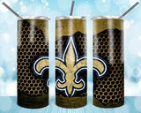 New! Designs 20 oz Skinny Tumblers Football Usa 17