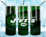 New! Designs 20 oz Skinny Tumblers Football Usa 17