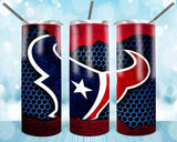 New! Designs 20 oz Skinny Tumblers Football Usa 17