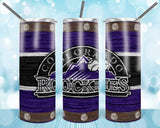 New! Designs 20 oz Skinny Tumblers Baseball 18