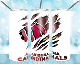 New! Designs 20 Oz Tumblers Football 23