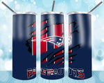 New! Designs 20 Oz Tumblers Football 23