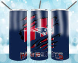 New! Designs 20 Oz Tumblers Football 23