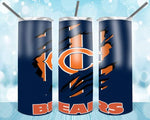 New! Designs 20 Oz Tumblers Football 23