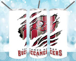 New! Designs 20 Oz Tumblers Football 23