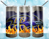 New! Designs 2O Oz Tumblers football 43