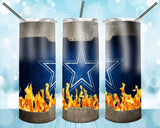 New! Designs 2O Oz Tumblers football 43