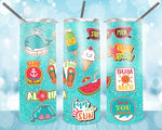 New! Designs 2O Oz Tumblers stickers 58