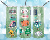 New! Designs 2O Oz Tumblers stickers 58