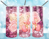 New! Designs 2O Oz Tumblers Valentine's Day 
66