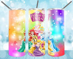 New! Designs 2O Oz Tumblers Princesses and pets 86