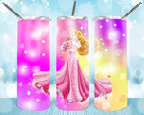 New! Designs 2O Oz Tumblers Princesses and pets 86