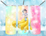 New! Designs 2O Oz Tumblers Princesses and pets 86