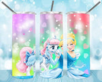 New! Designs 2O Oz Tumblers Princesses and pets 86