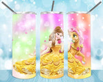 New! Designs 2O Oz Tumblers Princesses and pets 86