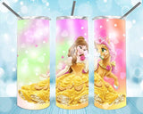 New! Designs 2O Oz Tumblers Princesses and pets 86