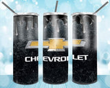 New! Designs 2O Oz Tumblers Ford and Chevy 89