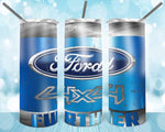 New! Designs 2O Oz Tumblers Ford and Chevy 89