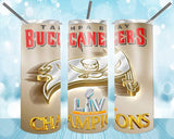 New! Designs 2O Oz Tumblers Bucs Champions 91