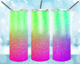 New! Designs 2O Oz Tumblers Glitter Colors 95