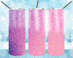 New! Designs 2O Oz Tumblers Glitter Colors 95