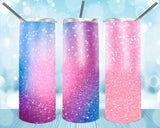 New! Designs 2O Oz Tumblers Glitter Colors 95