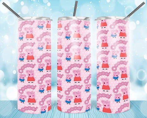 New! Designs 2O Oz Tumblers Peppa 99