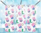 New! Designs 2O Oz Tumblers Peppa 99