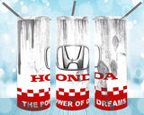 New! Designs 20 Oz Tumblers Honda 130