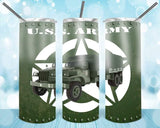 New! Designs 20 Oz Tumblers Us Army and Us Air Force 131