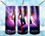 New! Designs 20 Oz Tumblers Hero princesses 137