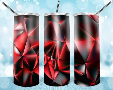 New! Designs 20 Oz Tumblers 3D Geometric Figures 138