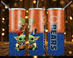 New! Designs 20 Oz Tumblers Baby yoda and Groot american football 162
(Part 01)